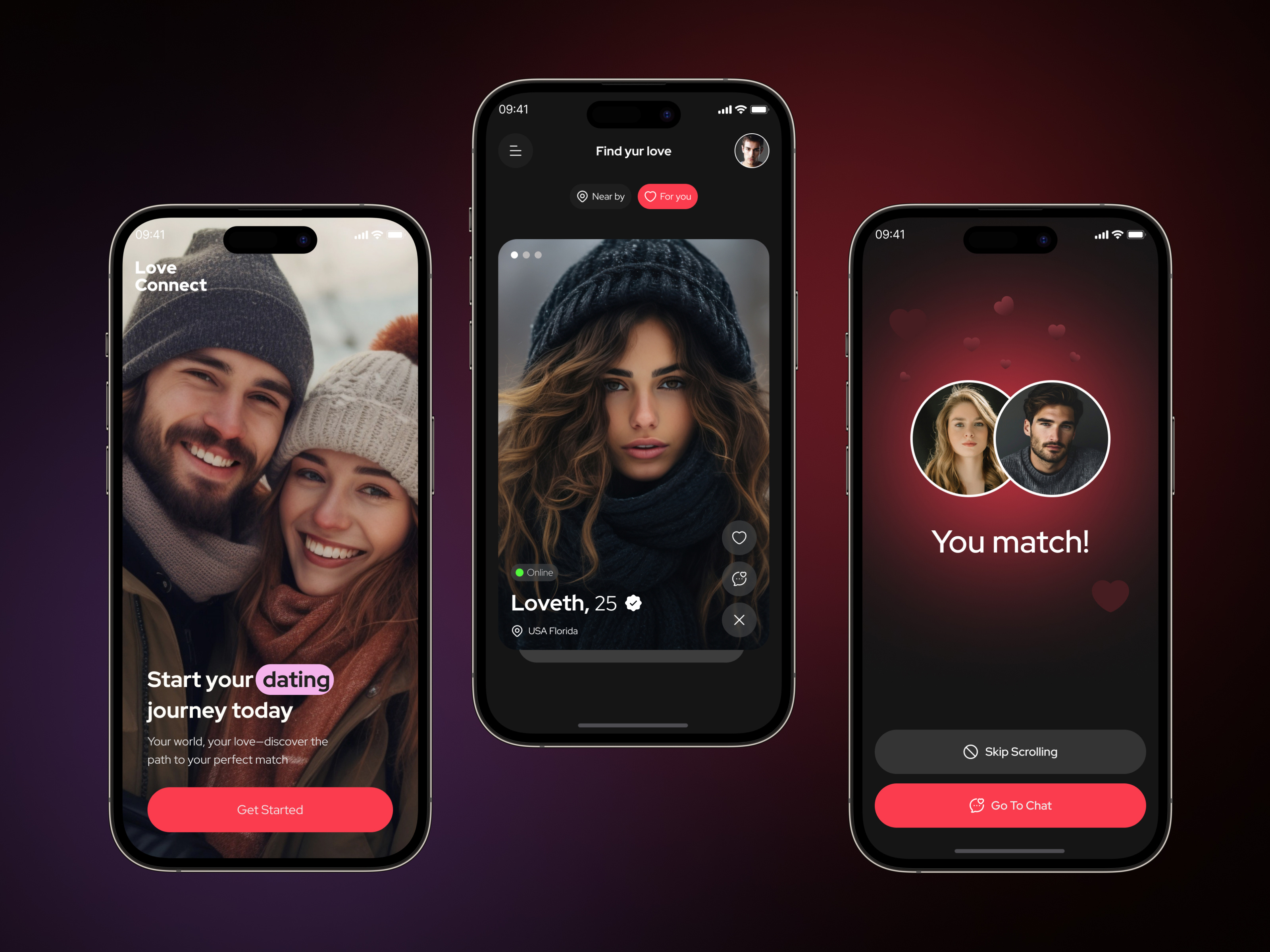Example of Dating Mobile App