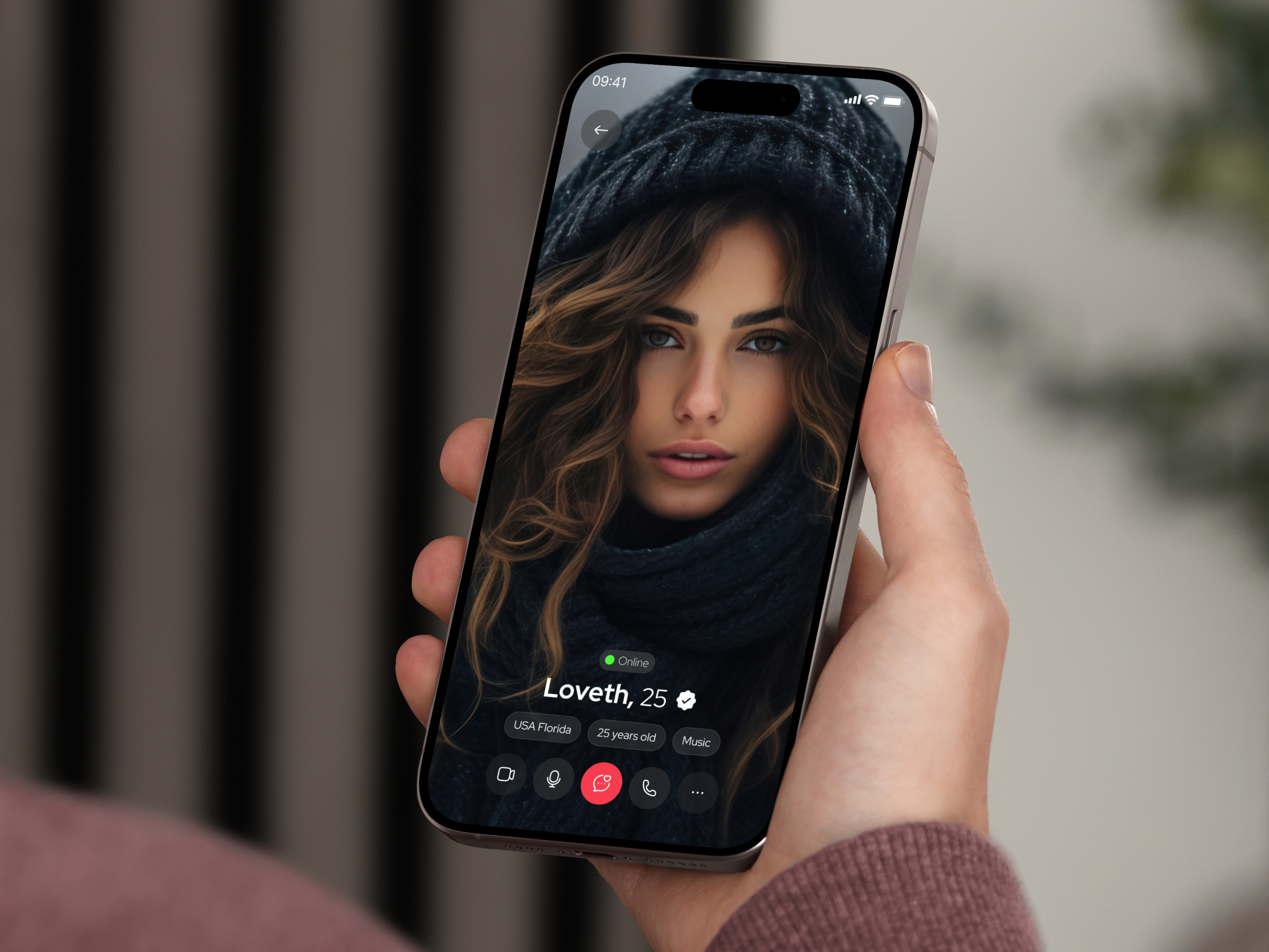 Example of Dating Mobile App