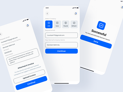 online payment animation app kit bertobaseit branding design ewallet app minimal online banking online banking app personal banking ui ui kit uiux design ux