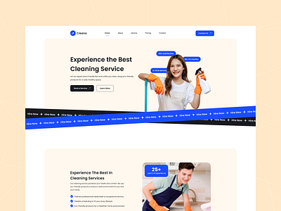 cleaning agency web uiux design bertobaseit branding cleaning agency cleaning agency website cleaning master cleaning website clinical digital agency minimal ui ui kit uikit uiux uiux design ux website ui kit