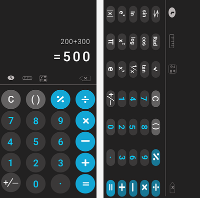 Calculation design calculator challenge day 04 (dailyui) blueblackcolorthemecalculator bluetheme calculation calculator calculatordesign color design onclick operations symbols ui uiux uiuxcalculationdesigncalculator uiuxdesign