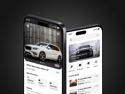 Car Booking App app app design booking app booking car car car rent service car rental car rental app clean clean ui concept driver interface mobile ui rent rent a car rental rental company transport ui design