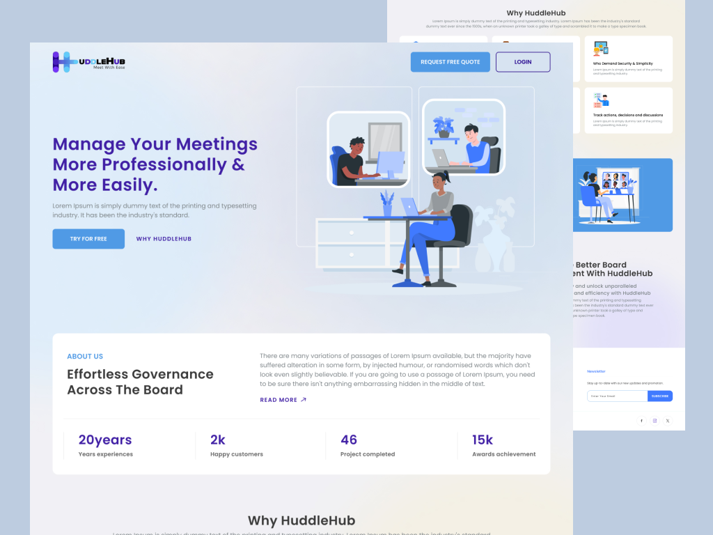 Example of Webapp UI/UX Design
