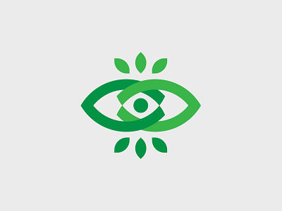 Chain Leaf Eye Logo branding chain circle eye eyes gabuu gabuudesign graphic design green illustration leaf life logo nature negative space oval plant simple tree wild