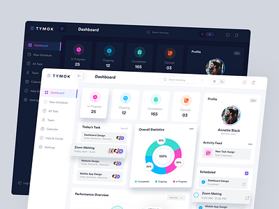 Tymok || Task Management Dashboard dashboard minimalist product design project project management project manager saas saas dashboard task board task management task management dashboard tool tracking uiuxdesign user interface web app web design