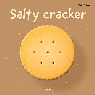 Here is such a delicious cracker adobe illustrator cracker figma graphic design illustration vector