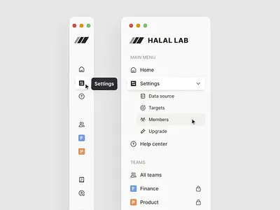 Sidebar Navigation Menu dashboard icons menu minimal modern ui nav navigation navigation bar side menu side nav sidebar two tone icons ui ui design ux ux design web app web design website