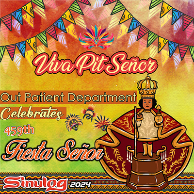 Sinulog Poster 2024 adobephotoshop design graphic design photoshop poster