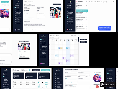 Rainbow Top Saas Application fitness fitness app management manager product design saas sport table task list task management tool ui uiux user list ux web app