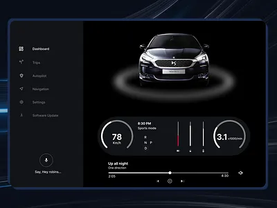 Daily UI #034- Automotive Interface branding dailyui logo motion graphics ui uiux ux