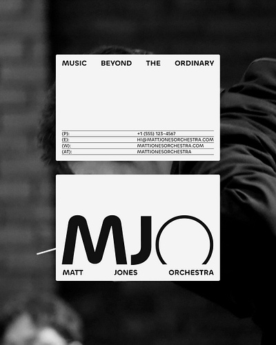 Matt Jones Orchestra clean creative design minimal portfolio simple typography web