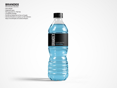 Brandex Multivitamin Sports Water Packaging Design creative packaging.