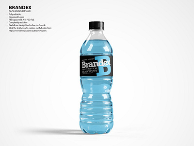 Brandex Multivitamin Sports Water Packaging Design creative packaging.