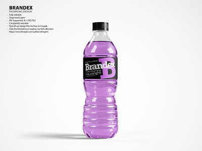 Brandex Multivitamin Sports Water Packaging Design creative packaging.