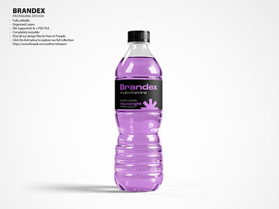 Brandex Multivitamin Sports Water Packaging Design creative packaging.