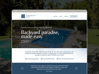 Paramount Website brand design clark and co clark and co design creative custom home custom home builder design inspiration design studio graphic design identity design murrieta califonia southern california design web design web design inspiration west coast design women owned business