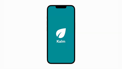 Kalm - Mental Health Application Animation animation app application calm figma health mental health ui ui design user interface