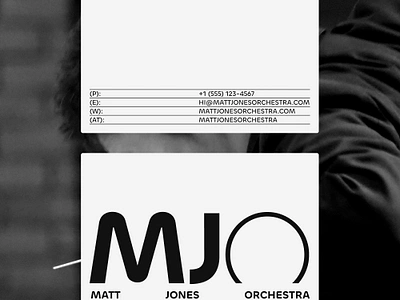 Matt Jones Orchestra brand brand identity branding design diseño gráfico diseño visual graphic design illustration logo vector visual design web web design web development