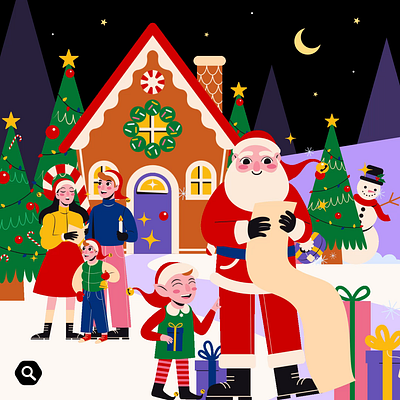 Christmas- Lottie Animations ☃️ animation branding celebration character design christmas design design asset elf festive graphic design iconscout illustration lottie lottie animation magic merry christmas motion graphics santa claus vector xmas