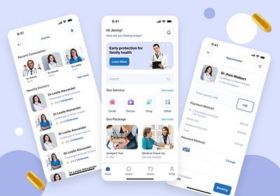 Medical mobile app appconcept creativedesign designinspiration digitalhealth healthcareapp healthcareinnovation healthtech medicalapp medtech mobileappdesign uiux userexperience