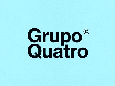 Grupo Quatro - Gasronomy Project Logo brand design brand identity branding design gastrnomy project gastronomy green and black combination group four logo group logo grupo qautro design grupo quatro logo logo logo design logo type project project logo simle design spain group spain logo