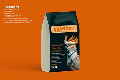 Brandex Baby Diapers Packaging Mockup Design modern packaging