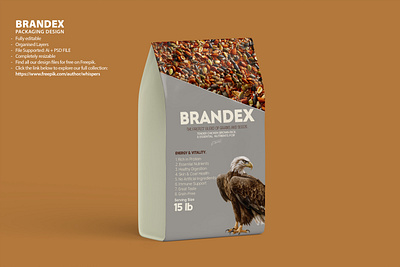 Brandex Baby Diapers Packaging Mockup Design modern packaging