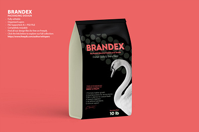 Brandex Baby Diapers Packaging Mockup Design modern packaging