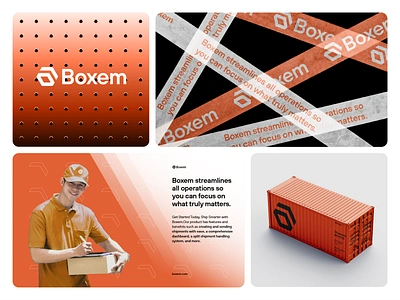 Boxem Direction 6 abstract adobe agency behance branding branding and identity color palette design dribbble freelance graphic design graphic designer identity logo logo design modern modern design red visual design visual identity