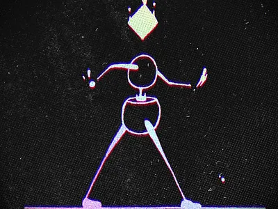 Walk Cycle 2d animation black and white cycle design frame loop traditional walk