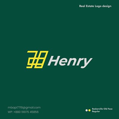 Henry Real Estate Brand logo design brand design brand guide brand guidelines brand identity brand identity design branding branding design design graphic design illustration logo logo design minimal modern real estate brand guide real estate branding real estate logo real estate logo design ui unique