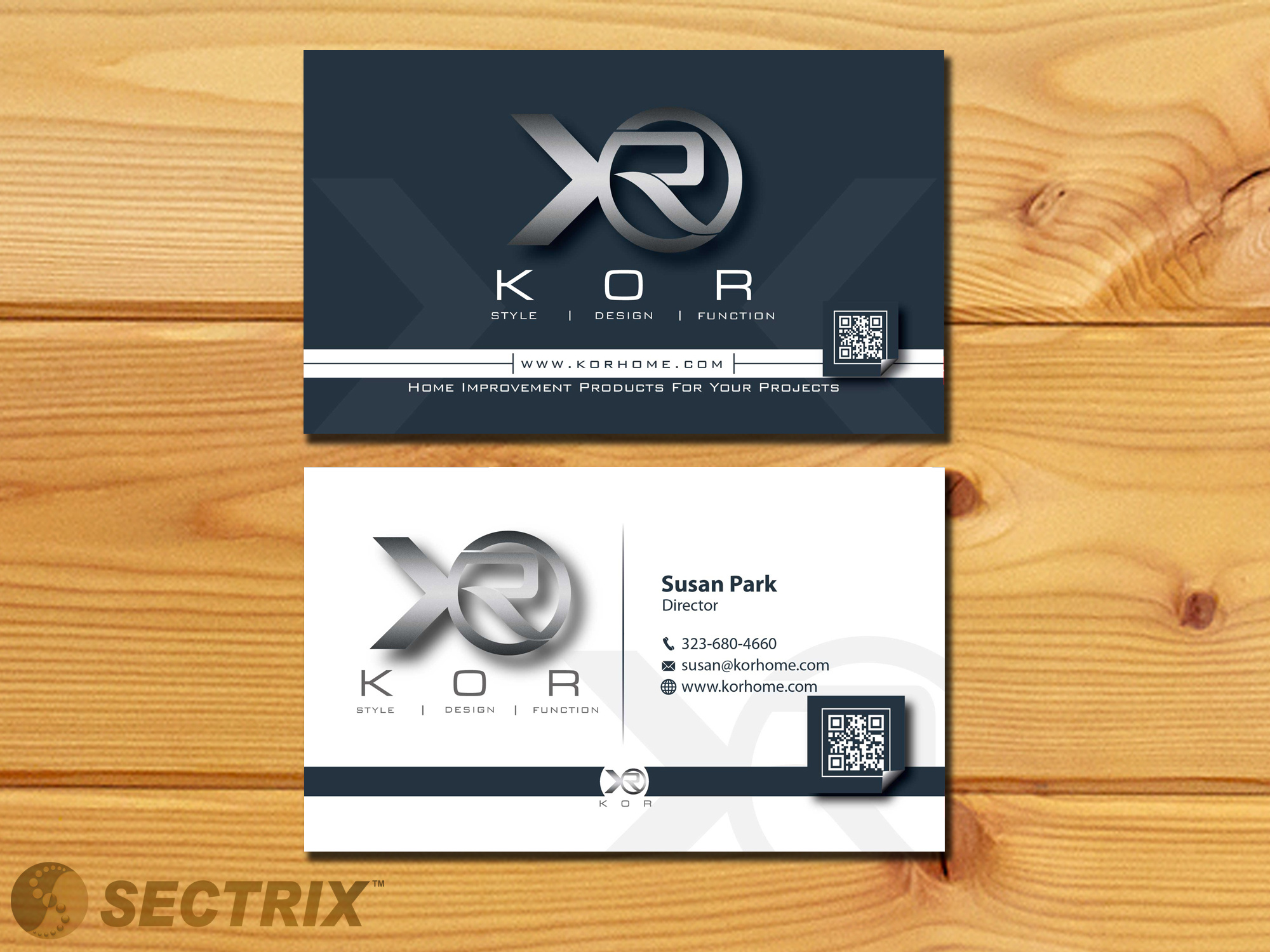 Business Card Design project for KOR adobe illustrator adobe indesign adobe photoshop business card design graphic design print design