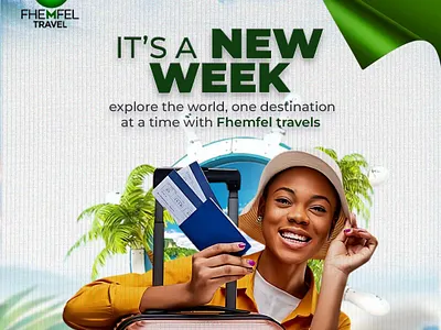 Travel flyer design branding graphic design