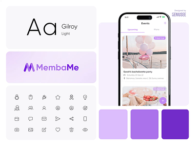 Stay organized and connected with MembaMe. Bento grid styleguide animation app design bento bento grid bentogrid branding design geniusee graphic design illustration logo mobile app mobile design ui ui ux ui design ukraine ux design uxdesign web development