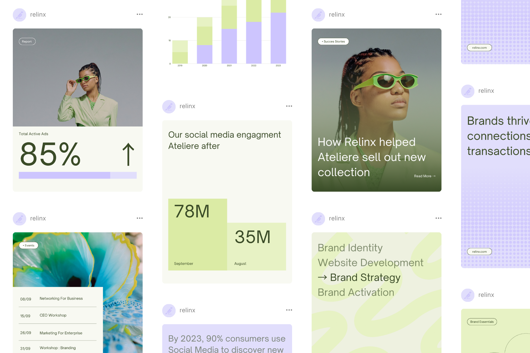 Business Minimal Social Media Kit brand identity brand image branding canva canva template instagram instagram template social media social media design typography ui