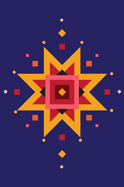 Christmas star branding christmas card christmas illustration christmas star colorful print design doodle drawing geometric style graphic design greeting card illustration ornament pattern postcard poster print star ukrainian style ukrainian tradition
