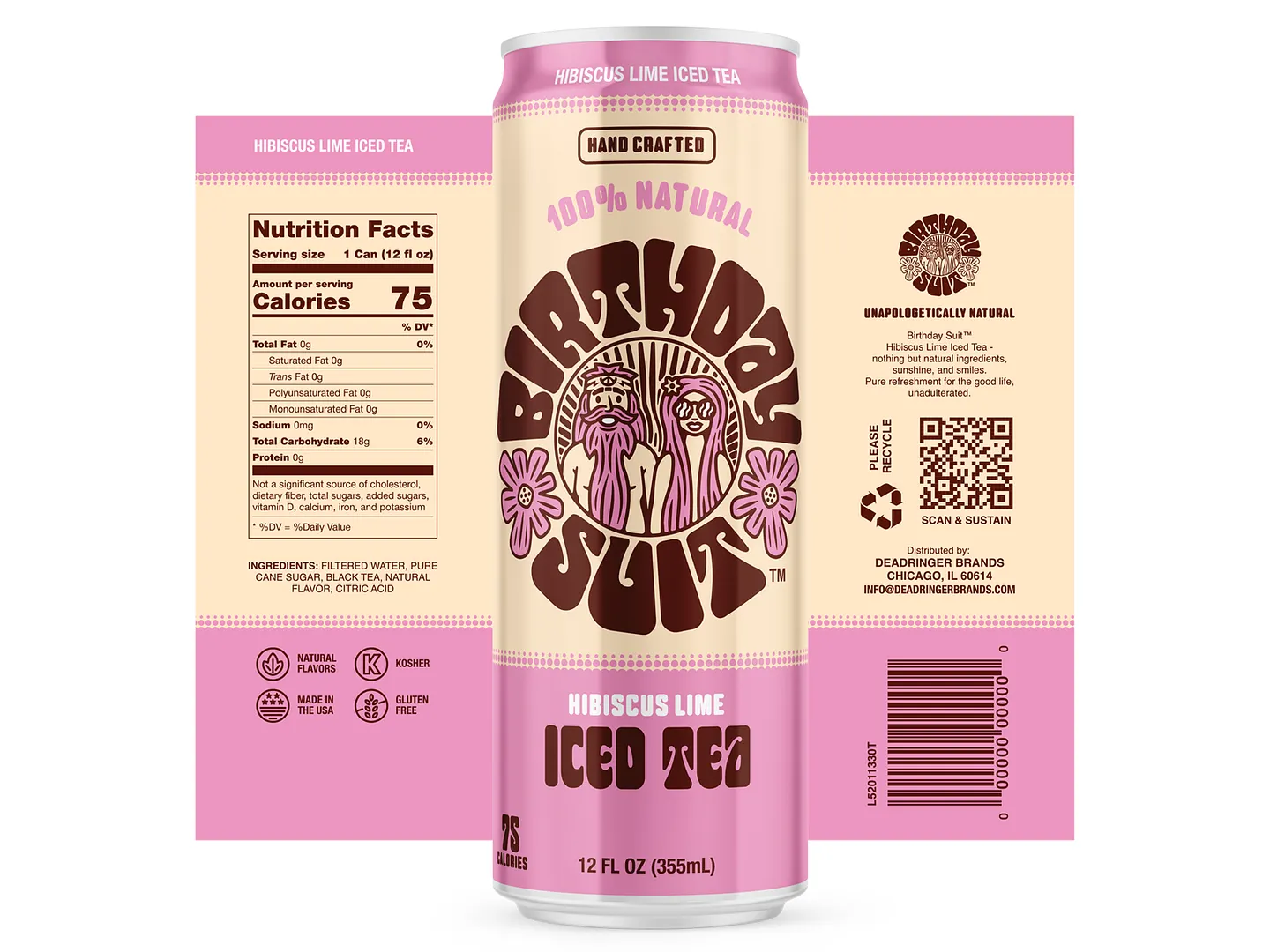 Refreshing Hibiscus Lime Iced Tea for Your Drink Website