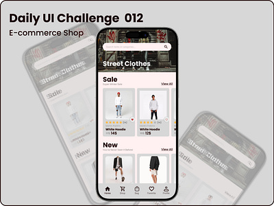 Challenge #012 - E-Commerce Shop Design | Daily UI appdesign autolayout dailyui designchallenge dribbble ecommercedesign mobileappdesign moderndesign navigationbar newarrivals productcards redpalette seasonalshopping shoppingapp swipeableui trendingproducts uidesign userengagement uxdesign visualhierarchy