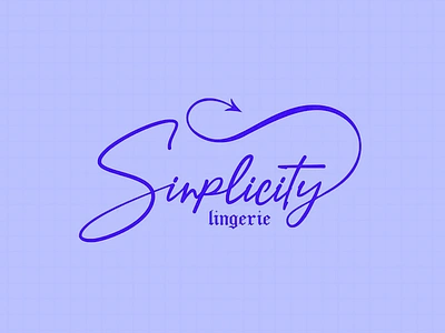 Brand Identity for Sinplicity Lingerie brand design branding clothing ecommerce fabric fashion designer feminine identity lingerie logo design logotype panties pastel shop typography underwear visual identity woman