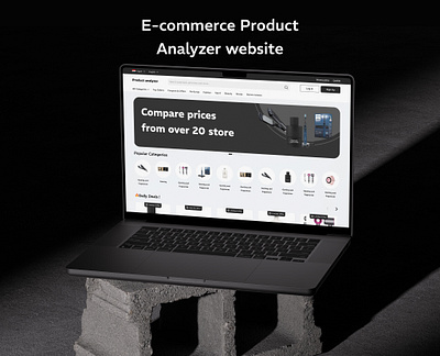 E-commerce Product Analyzer website ecommerce mobile design ui ux web design webmobile application