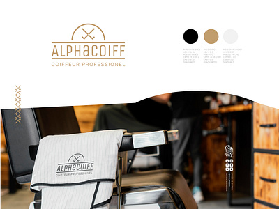 Alphacoiff | modern barber logo design 3d animation branding creative barber logo design graphic design hair logo design free hairdresser logo design logo hair style design urban barber logo design