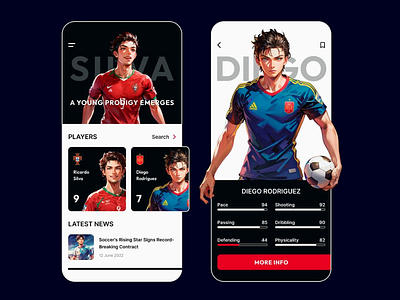 Bring Your Ideas to Life with Soccer Application app app design application assistant creative creativity design minimalism minimalist mobile mobile app mobille application modern platform players score soccer soccer app sport sport paltform