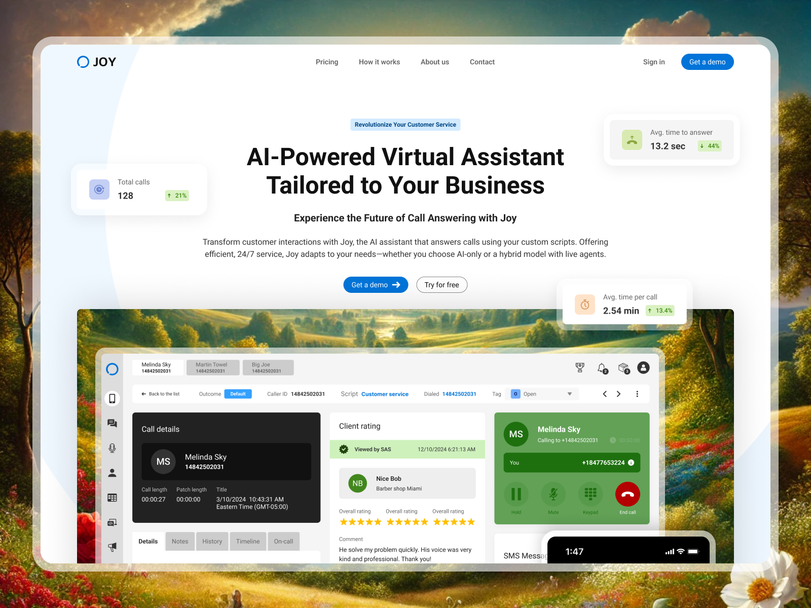 Example of Custom B2 B Website Design (UX/UI)