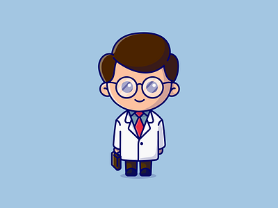 Doctor Profession Cartoon Collection👨‍⚕️🏥🚑 cartoon character clinic cute design doctor female hospital illustration male medical medicine simple spesialis vector