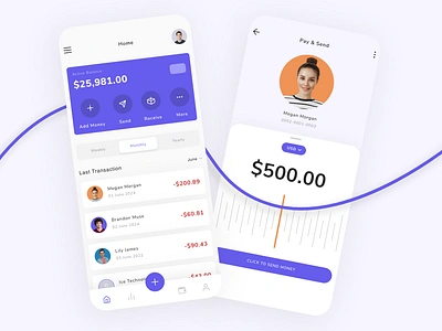 Finance Banking App UI Design Figma & Adobe XD account profile design app design app ui design bank account app bank account statistics bank account summary banking app banking app design design finance finance adobe xd design finance figma app design finance transactions app receive money send money app transactions ui ui design ux