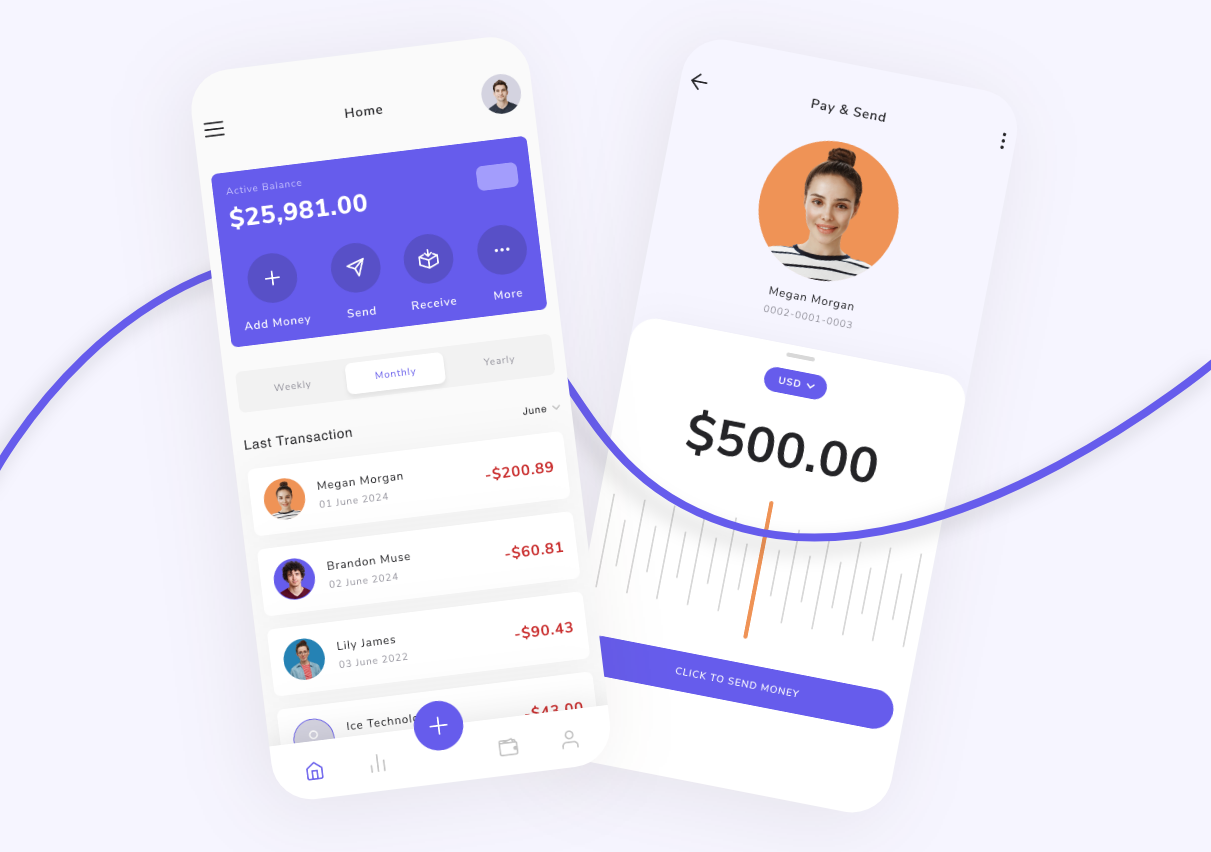 Example of Premium & Modern Business App UI Design