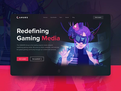 Web Design for Esports & Gaming Media 🎮 gaming interaction prototype user flow uxui design wireframes