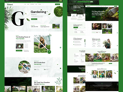 🌿 Transform Your Green Dreams into Reality! 🌳 gardeningwebsite gardenlovers garlandtheme landscapingdesign webdesign websiteinspiration wordpresstheme