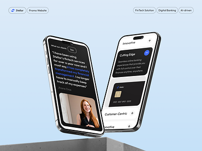Stellar - Fintech Landing Page UI Design banking ui banking website best web design business website corporate website creative website financial app financial dashboard financial website fintech fintech app fintech dashboard fintech landing page fintech logo fintech website mobile banking modern website web design web design inspiration web ui