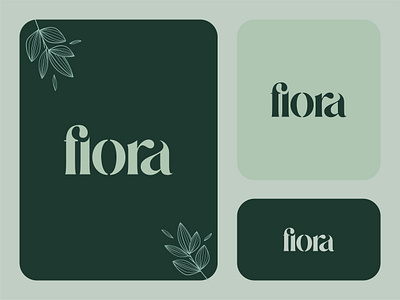 "Flora" Elegant Logo Design brand identity branding design graphic design illustration logo logo design logo designs logo ideas logo inspirations logomark logos logotype minimal minimalist simple text typography unique wordmark